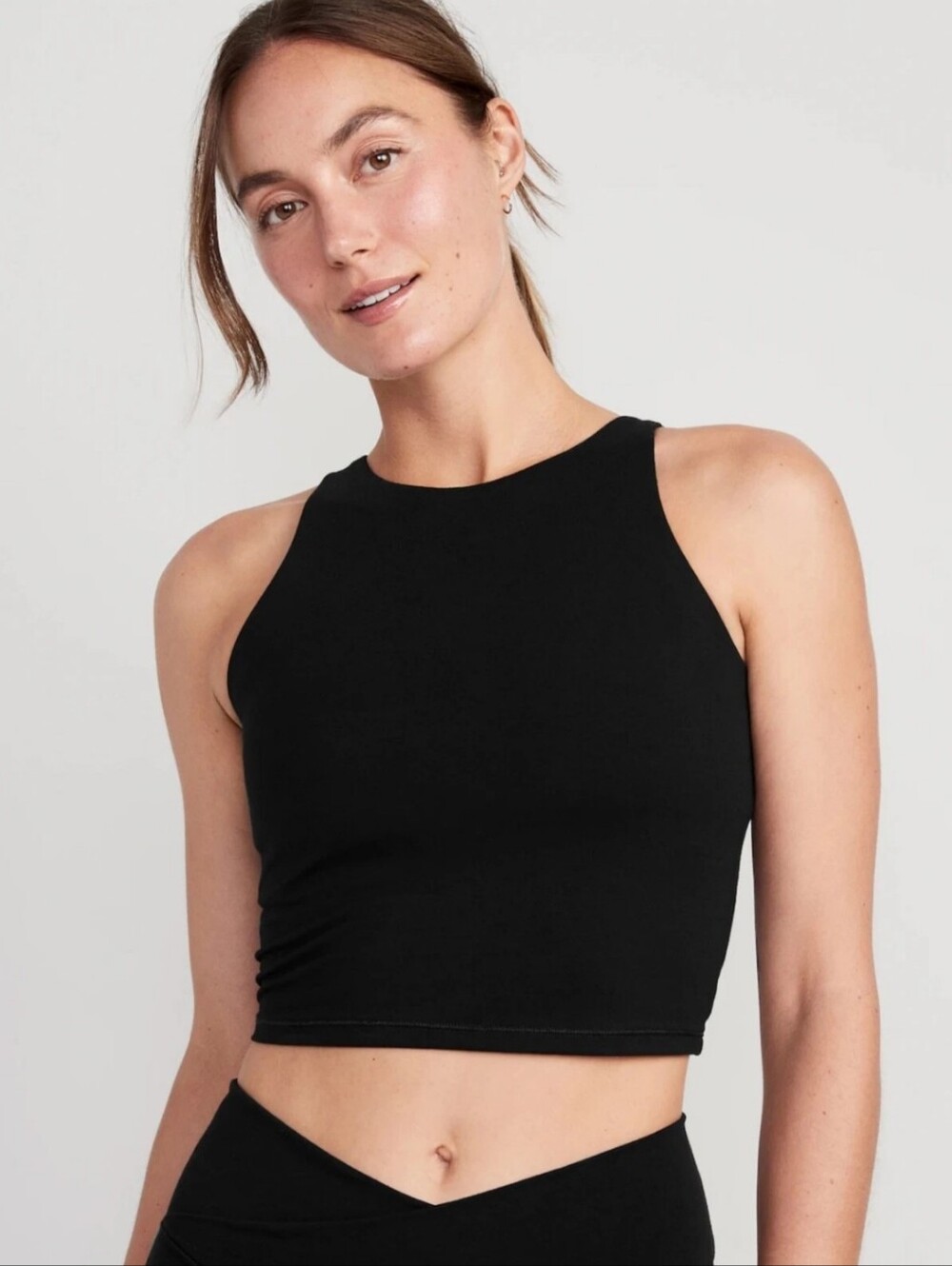 Old Navy Active Powerchill Cotton Blend Bralette Bra Longline 4x